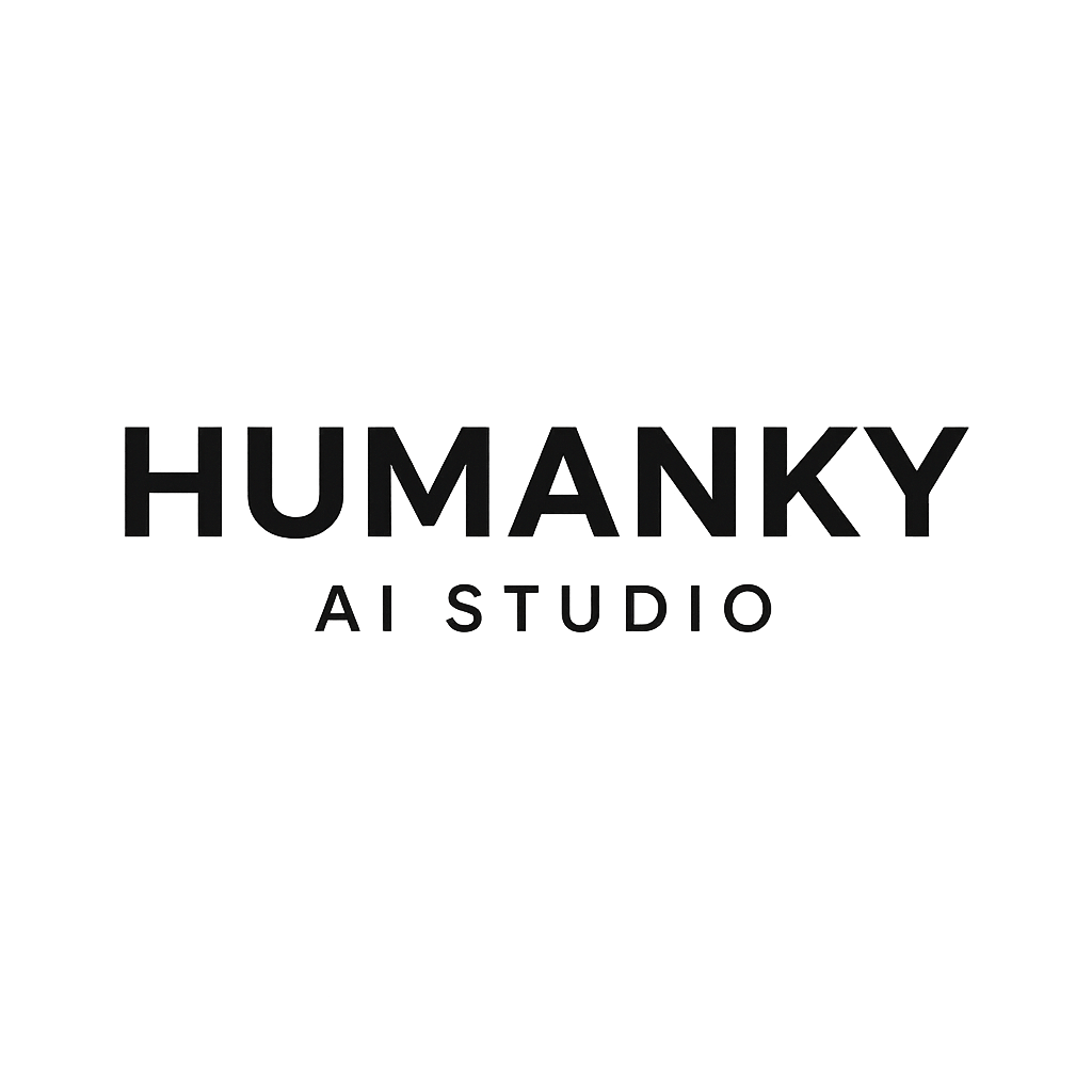 Logo de agencia de Inteligencia Artificial Humanky AI STUDIO