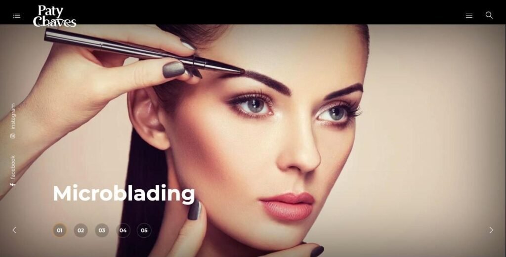 Diseño web Montevideo: sitio de Paty Chaves hecho por Humanky